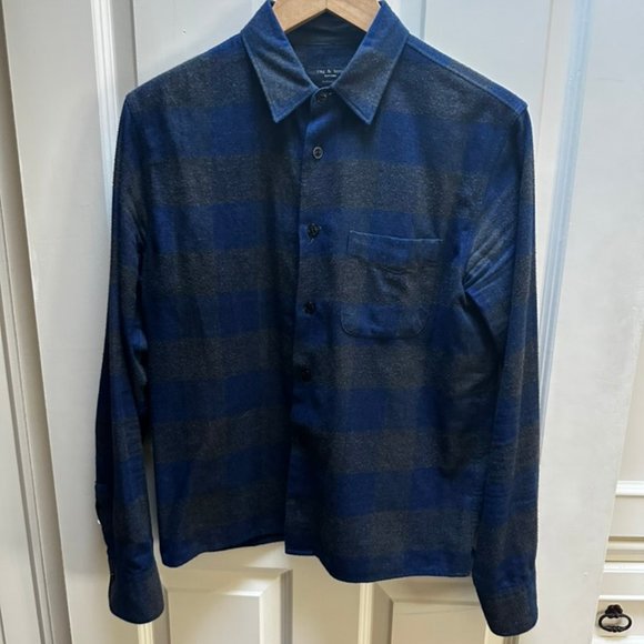 Rag & Bone Flannel Buttondown - Picture 1 of 4
